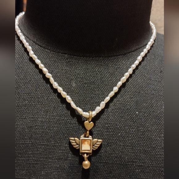 Real freshwater pearl GUESS necklace - Picture 8 of 16